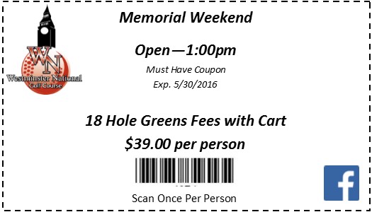 Memorial Weekend Morning Coupon Facebook